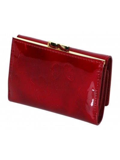 Skórzany portfel damski GREGORIO BT117 czerwony